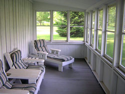 Screened Porch of Guest Cottage
